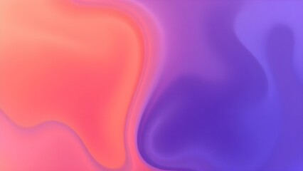 Vibrant abstract background with smooth flowing curves in orange, blue, and purple gradients. The fluid design creates a modern, futuristic, and visually soothing composition.