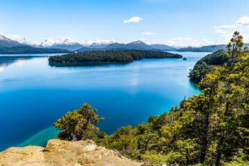 Views of Nahuel Huapi from the viewpoints of the Quetrihue Peninsula, Patagonia, Argentina