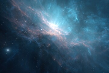 Obraz premium Stunning Deep Space Nebula Formation.