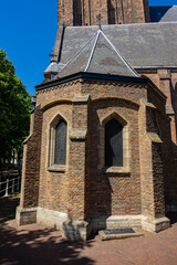 Obraz premium Old Church (Oude Kerk, 1246) is a Gothic Protestant church in Delft, Netherlands. 