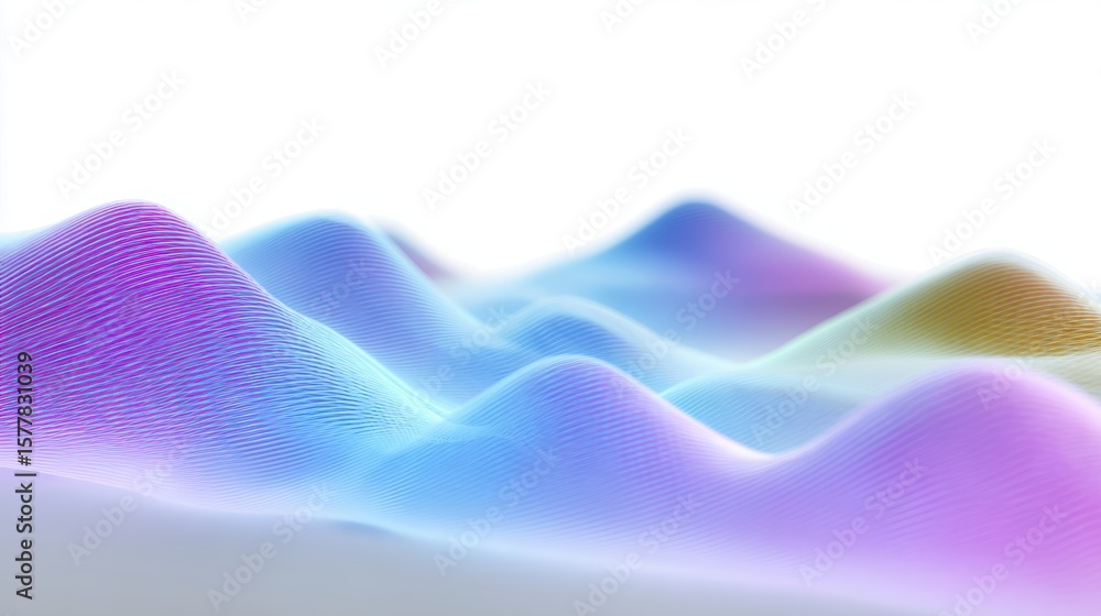 Poster overlapping translucent layers forming an abstract graph, isolated on a pure white background. data 