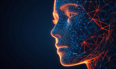 Biometric authentication process for secure access using biological traits with a biometric scanner in a high-tech environment