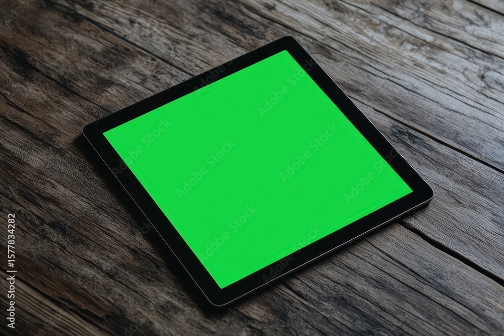 Poster graphics tablet resting on a wooden table ready for digital art creation, the graphics tablet is lyi