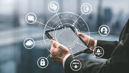 Cyber security protection and cyber security strategies against cyber threats, system hacks,...