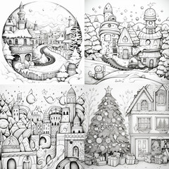 Obraz premium castle in the woods