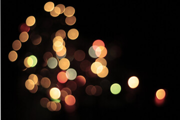 Bokeh Lights Background with Colorful Blurred Circles – remove background