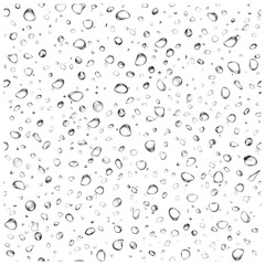 Transparent Water Droplets Pattern with Reflections – remove background