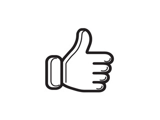 Clean Like Icon in Vector Line Art Format