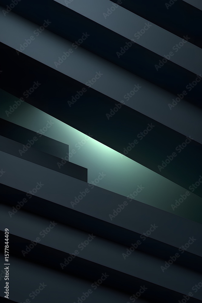 Poster abstract geometric background with dynamic lines and subtle light gradient