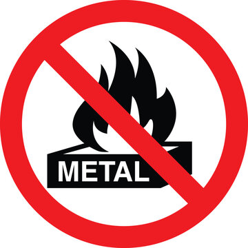 DANGER Metal Fire Risk &ndash; Use Class D Extinguisher Only