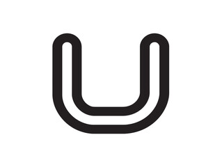 Minimal Undo Arrow Icon in Elegant Line Art