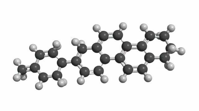 Molecular structure of a chemical compound