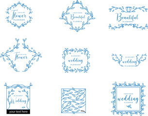 Wedding Planner vector  Cards or  Vector Templates for Print & Digital Use