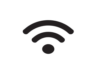 Modern Flat Vector Wi-Fi Icon Design Concept