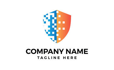 Cyber security logo design