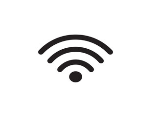 Clean Wi-Fi Symbol in Elegant Line Art Style