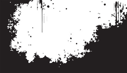 Grunge background. Black and white Grunge texture. Grunge overlay layer. Distressed grunge texture. Monochrome texture.