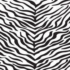 Tiger skin texture black and white	
