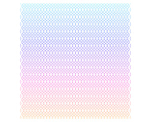 Protective layer for banknotes, diplomas and certificates template. Soft rainbow color. Linear background. Design elements. Polygonal lines. Guilloche jpg