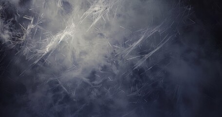 Billowing White Smoke or Fog Against a Dark, Moody Background