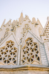 Facade of a church in the modernist architectural style