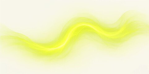 Abstract green and blue waves create a dynamic, colorful light design