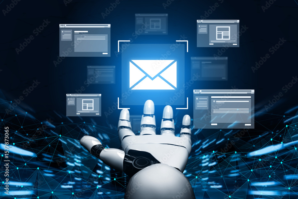 Poster ai artificial intelligence improves emai artificial intelligencel productivity through virtual assis
