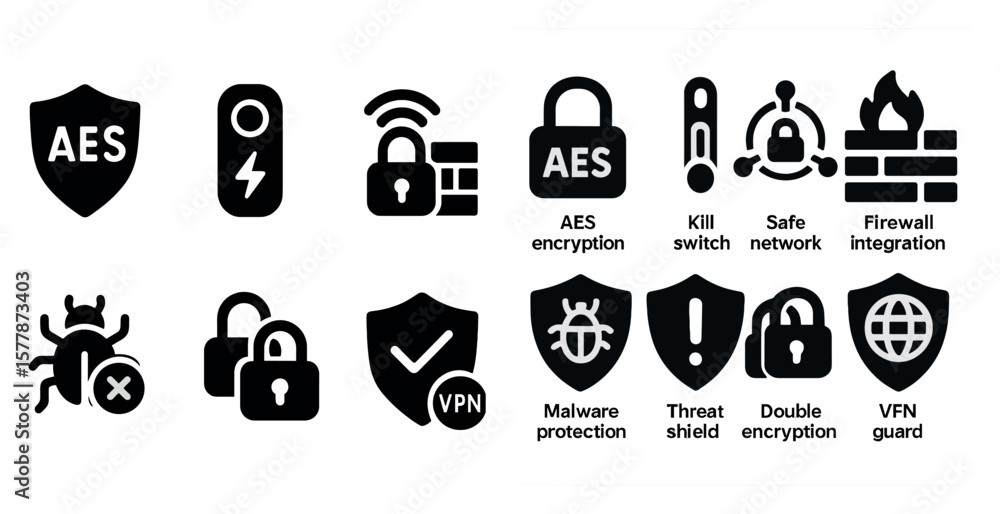 Aufkleber aes is a security system that protects against viruses and malware. it is important to have a strong