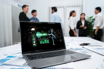 Computer Software Leading the Way in Green Business strategy and Sustainability, promoting...