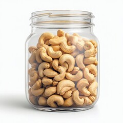A jar of cashew nuts in the office