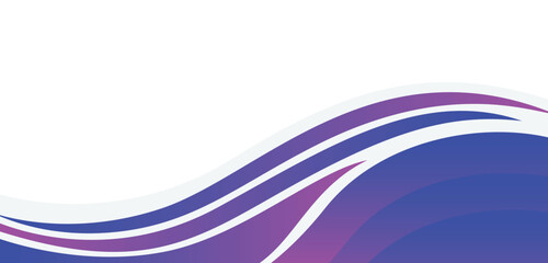 Abstract background with purple, blue, and pink gradient waves. Clean white space in the center, perfect for business templates or digital layouts.