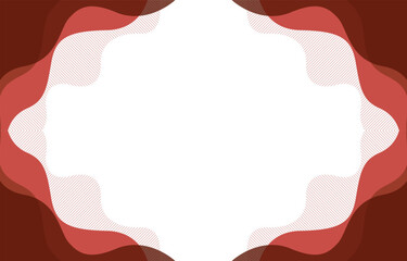 Minimal red abstract background with smooth wavy lines. Modern style business template with clean and professional design.
