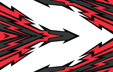 Abstract background with sharp and zigzag sport pattern and with some copy space area