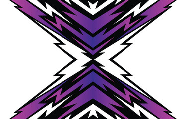 Abstract background with sharp and zigzag sports pattern and with some copy space area