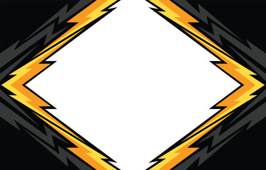 Abstract background with arrow lightning pattern and gradient pattern. Racing themed background with some copy space area