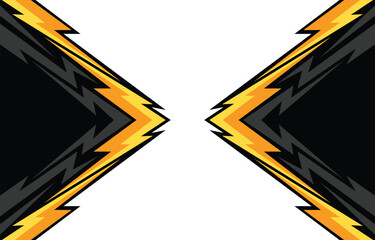 Minimalist background with jagged zigzag pattern and some copy space area