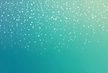 Turquoise Falling Dots Background &ndash; Abstract Vertical Particle Rain Design

