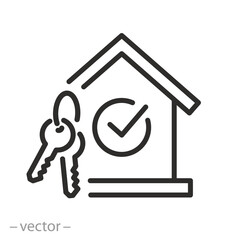 keys with house icon