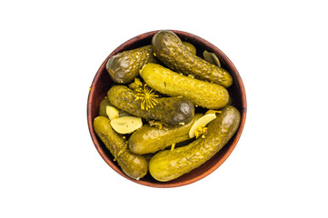 Pickled Gherkins beautifully arranged and ready to elevate your culinary creations with their bold...