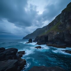 cliffs of moher at sunset