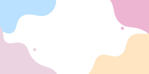A colorful background with a white border. The background is made up of circles and lines. The background is a mix of pink, blue, and yellow