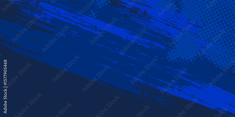 Poster blue color pattern gradient grunge texture background.
