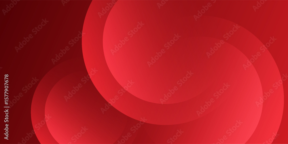 Poster red abstract background. dynamic shapes composition. eps10 vector