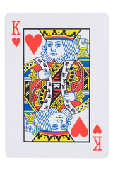 card gambling on white game luck king. hearts