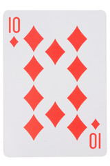 card gambling on white game luck ten diamonds