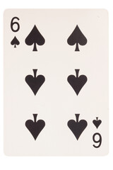 card gambling on white game luck six spades