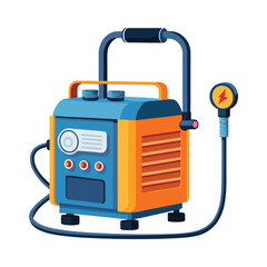 Isolated retro audio equipment: a vintage radio and microphone vector illustration for sound and music