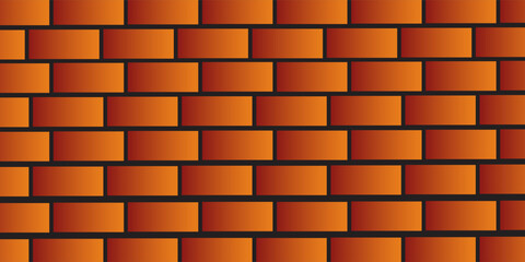 Obraz premium Red brick wall texture background, brick wall texture for interior or exterior design backdrop.