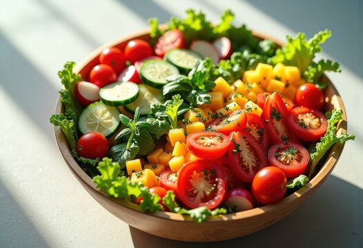 vibrant colorful salad bowl featuring fresh seasonal rainbow vegetables healthy cuisine dish, lgbtq, lgbt, pride, love, equality, carrot, tomato, spinach