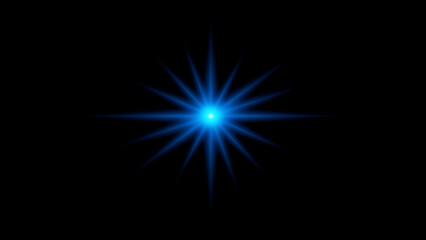Lens flare light for abstract background.